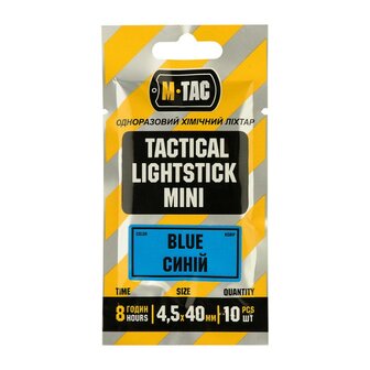 M-Tac Breaklight chemlight Mini 4cm, set 10 stuks, blauw 6-8h