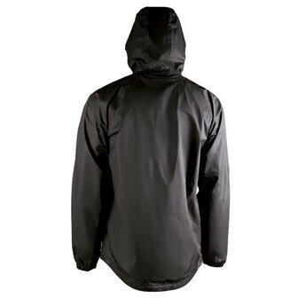 Mil-Tec Quickpack hooded rain jacket, black