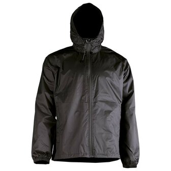 Mil-Tec Quickpack hooded rain jacket, black
