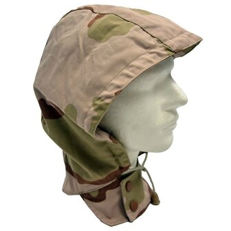 Capuche s&eacute;par&eacute;e de l'arm&eacute;e n&eacute;erlandaise, triple couche, pour veste de smock, DCU desert camo