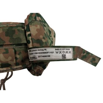 Porte chargeurs triple MOLLE de l'arm&eacute;e n&eacute;erlandaise, NFP multitone