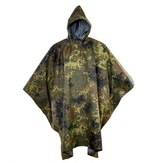 AB poncho de pluie &agrave; capuche, IRR, Flecktarn