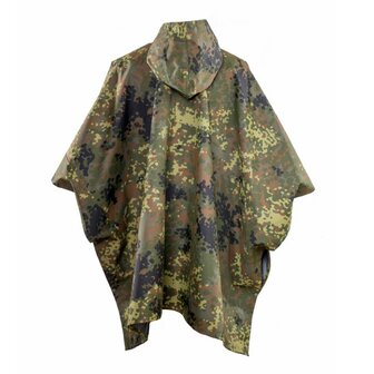 AB poncho de pluie &agrave; capuche, IRR, Flecktarn