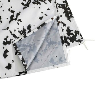 AB poncho de pluie &agrave; capuche, IRR, M05 Snow camo