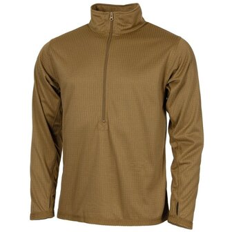 MFH US Unterhemd, Langarm, Level II, Gen III, coyote tan