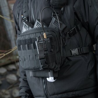 M-Tac Molle Radio Pouch voor Motorola 4400/4800, Zwart