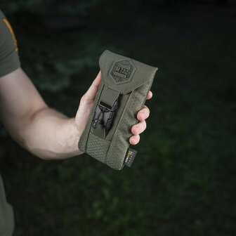 M-Tac Molle Smartphone Pouch Elite Large Hex, Ranger green