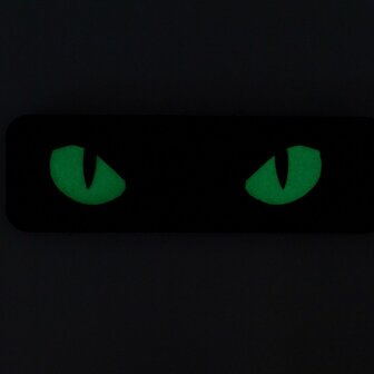 M-Tac velcro patch Cat Eyes Multicam, 25 x 80 mm, GID Fluorescent r&eacute;fl&eacute;chissant