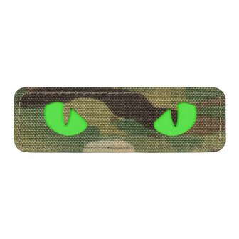 M-Tac velcro patch Cat Eyes, 25 x 80 mm, Multicam/Vert