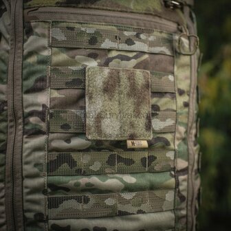 M-Tac panneau Molle pour patchs avec passants Molle, 80 x 85 mm, Multicam