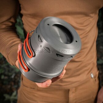 M-Tac ensemble de cuisson pour br&ucirc;leur, 2 pi&egrave;ces, casserole/po&ecirc;le, aluminium anodis&eacute;