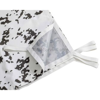 AB B&acirc;che Bundeswehr / Basha (IRR), TPU 3 couches, M05 snow camo, boucles de fixation, 155 x 275 cm