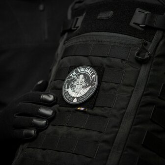 M-Tac panneau Molle pour patchs avec passants Molle, 80 x 85 mm, Noire