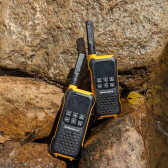 Dynascan F-15 Dual professional outdoor walkie-talkies (2 pieces) orange, PMR-446