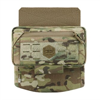 M-Tac Unterbauchschutz f&uuml;r ballistische Eins&auml;tze mit Molle Tasche, Multicam