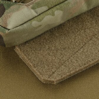 M-Tac Unterbauchschutz f&uuml;r ballistische Eins&auml;tze mit Molle Tasche, Multicam