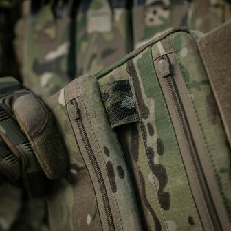 M-Tac Unterbauchschutz f&uuml;r ballistische Eins&auml;tze mit Molle Tasche, Multicam