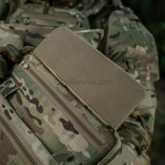 M-Tac Unterbauchschutz f&uuml;r ballistische Eins&auml;tze mit Molle Tasche, Multicam