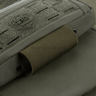 M-Tac Unterbauchschutz f&uuml;r ballistische Eins&auml;tze mit Molle Tasche, Ranger gr&uuml;n