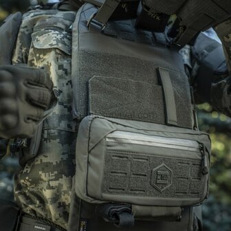 M-Tac Unterbauchschutz f&uuml;r ballistische Eins&auml;tze mit Molle Tasche, Ranger gr&uuml;n