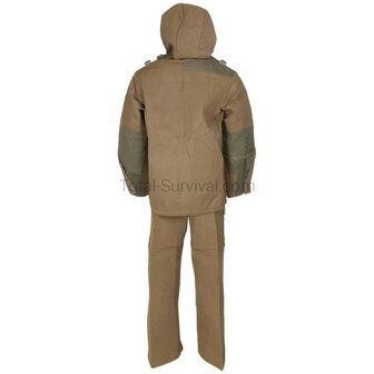 Franse leger chemical protective NBC pak, 2-delig, bruin