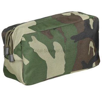 MFH pochette utilitaire Molle, grande, Woodland camo