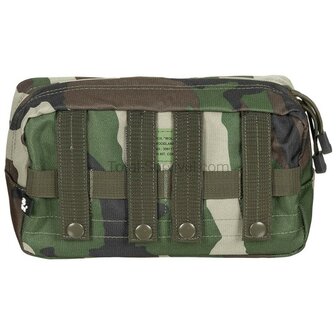 MFH pochette utilitaire Molle, grande, Woodland camo