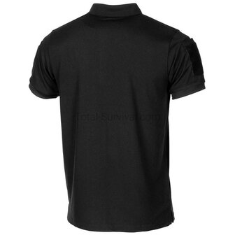 MFH polo tactique Coolmax, noir