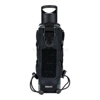 101 Inc pochette de transport Molle ajustable pour bouteilles d'eau, noir