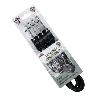 Fosco corde &eacute;lastique 90 cm avec mousquetons, 2 pi&egrave;ces, vert olive