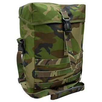 Sac &agrave; dos modulaire Molle de corps des Marines n&eacute;erlandais, sac lat&eacute;ral/sac de transport avec bretelles, Forest camo