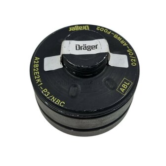 Dr&auml;ger ARHB/ARWB NBC/CBRN combifilter (A2B2E2K1-P3 R D) met Stanag 40MM RD40 EN148-1 schroefdraad