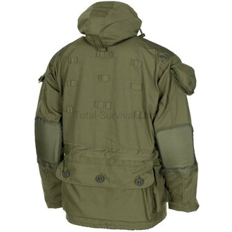 MFH veste commando, Smock, avec capuche, coupe-vent, vert olive