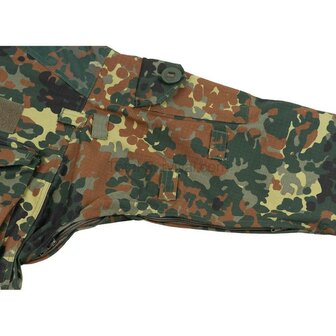 MFH veste commando, Smock, avec capuche, coupe-vent, Flecktarn