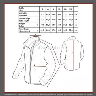 MFH veste commando, Smock, avec capuche, coupe-vent, Flecktarn