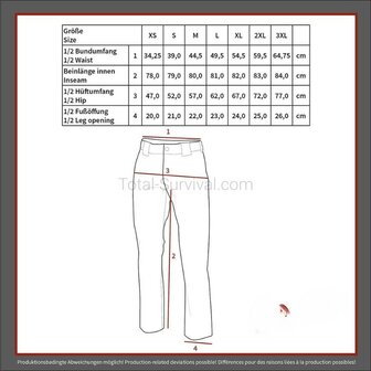 MFH US Pantalon combat BDU, Noir