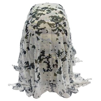 AB filet utilitaire Skarpo, IRR, 140 x 280 cm, M05 snow camo