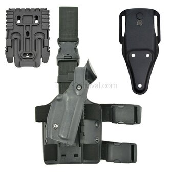 Safariland &eacute;tui &agrave; pistolet tactique STX, droitier, noir