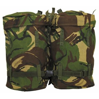 British backpack 80L "PLCE Short" with side pockets, DPM camo
