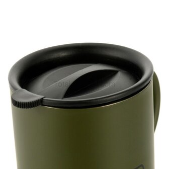 M-Tac mug isotherme avec couvercle 400 ml, vert olive