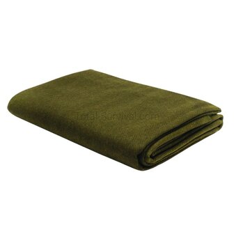 AB couverture militaire laine 50/50, 230 x 170 cm, vert olive