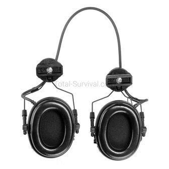 Sordin Supreme T2 ARC protection auditive tactique avec support pour casque, noire