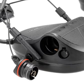 Sordin Supreme T2 ARC protection auditive tactique avec support pour casque, noire