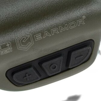 Earmor protection auditive tactique M32 Plus, vert olive