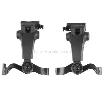 Earmor protection auditive tactique M32X ARC avec support pour casque, noire