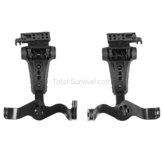 Earmor protection auditive tactique M32X ARC avec support pour casque, noire