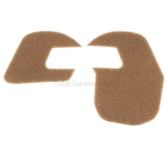 Earmor protection auditive tactique M32X ARC avec support pour casque, coyote tan