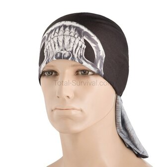 M-Tac &eacute;charpe tube multifonctionnelle l&eacute;g&egrave;re &laquo; Reaper Skull &raquo;, noire