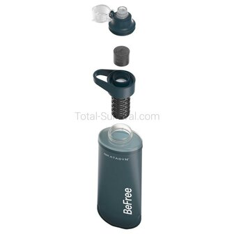 Katadyn BeFree AC waterfilter met 0.5L opvouwbare drinkfles