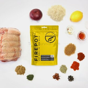 Firepot Barbecued Pulled Pork - regular 125 gram